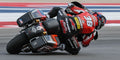 Bradley Smith (#38) aboard the Harley-Davidson x Dynojet Factory Racing bagger during warmup at Circuit of The Americas, photo by Brian J. Nelson