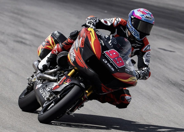 Oscar Gutierrez #99 on his Niti Racing Harley-Davidson at MotorLand Aragón during Bagger World Cup qualifying