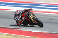 AJ Peaslee on his Super Hooligan racer at Circuit of The Americas during MotoAmerica Superbikes at Texas
