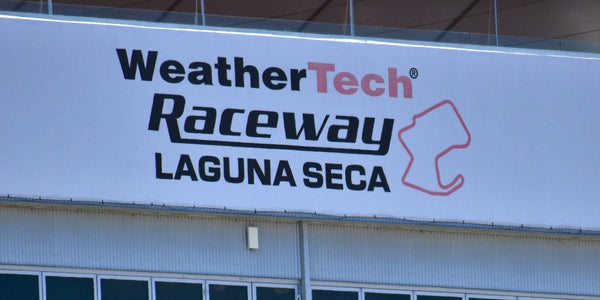 Kyle Wyman on the Harley-Davidson x Dynojet Factory Racing bagger taking the checkered flag in Race Two at WeatherTech Raceway Laguna Seca