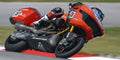 Bradley Smith (#38) on the Harley-Davidson x Dynojet Factory Racing bagger during qualifying at Circuit of The Americas, photo by Brian J. Nelson