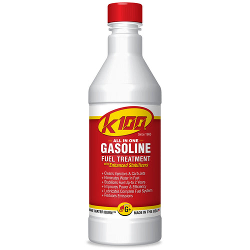 K100 Gasoline Treatment - W/Revitalizer Stabilizer/Octane Booster