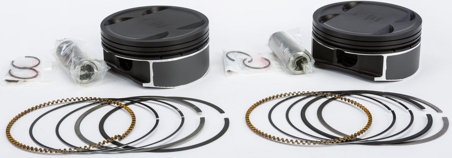 Wiseco Black Edition Piston Kit - M8 BIG Bore Pistons 124" 11:1 Comp