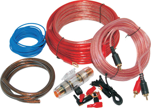 NAMZ Custom Cycle NAMZ AMP Power Kit - Speaker Wire Assortment Fuses Holder AGU