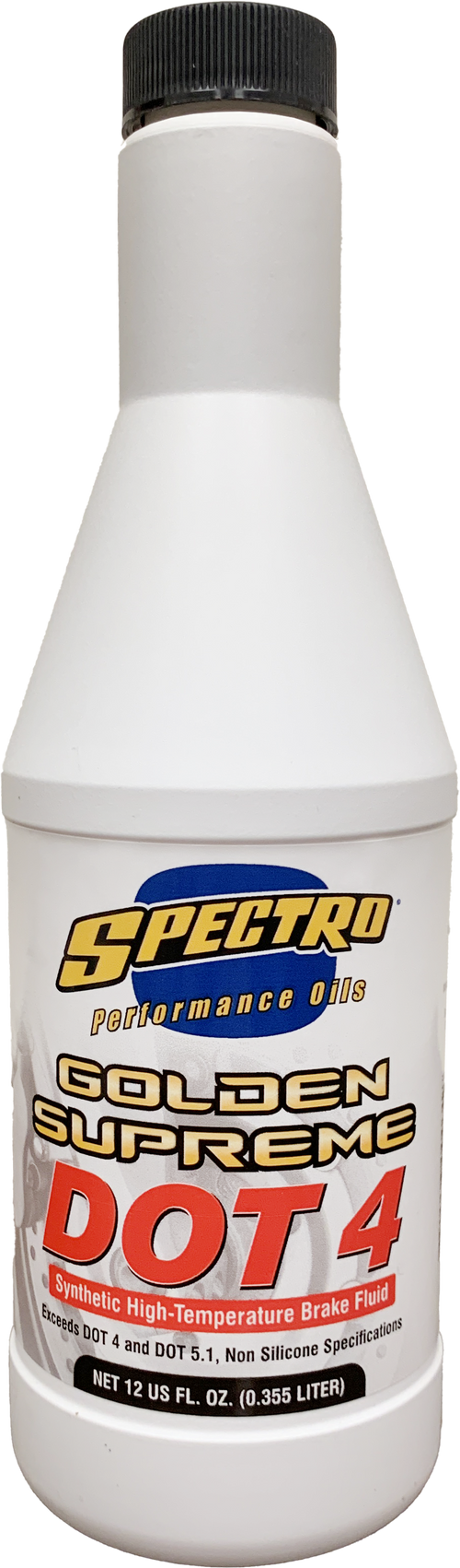 Spectro DOT 4 Brake Fluid - Golden Brake Fluid 12 OZ