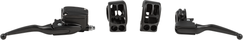Harddrive HANDLEBAR CONTROL KIT BLK CABLE CLUTCH `21-UP FLT - `2021-2023 FLH