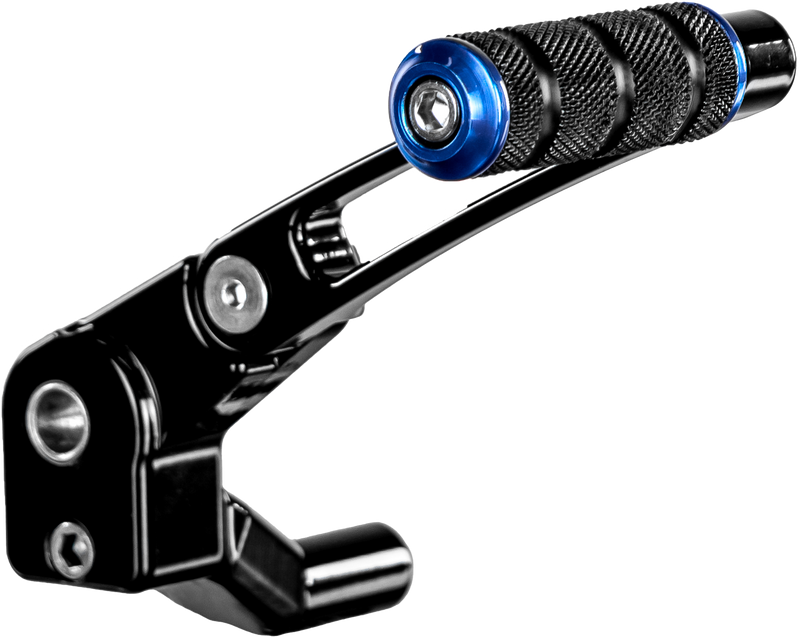 Santoro Fabworx Just the tip adjustable Brake arm w/Toe Peg - ADJ BRK ARM BLK W…