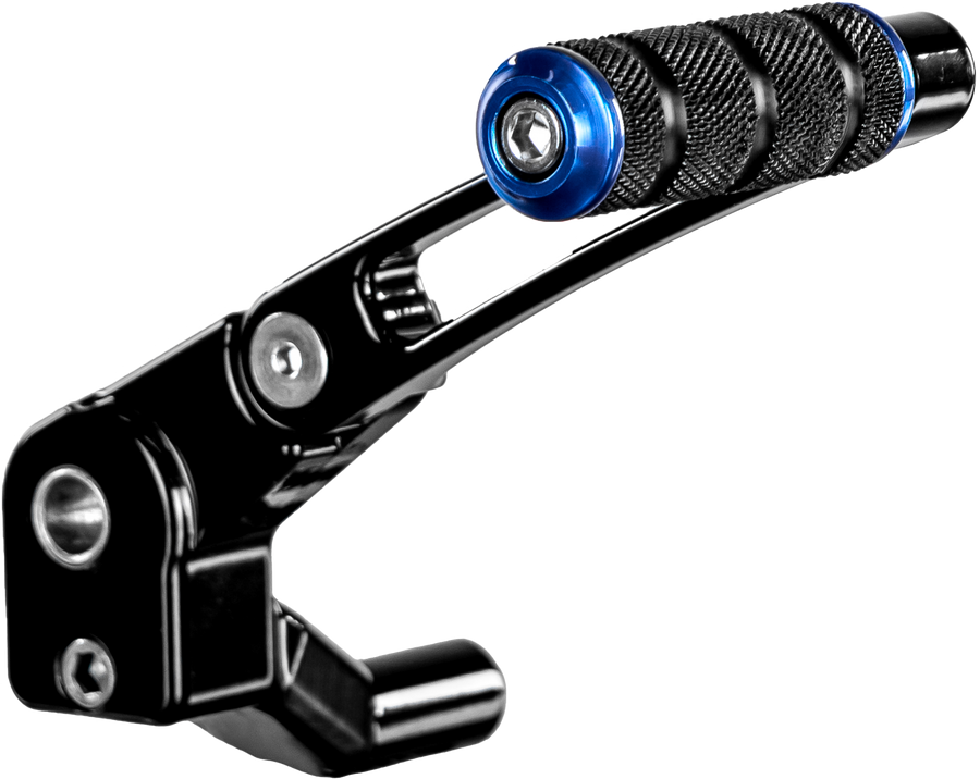Santoro Fabworx Just the tip adjustable Brake arm w/Toe Peg - ADJ BRK ARM BLK W…
