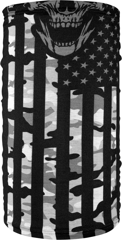 Zan Motley Tube - Fleece Lined Urban Camo Flag
