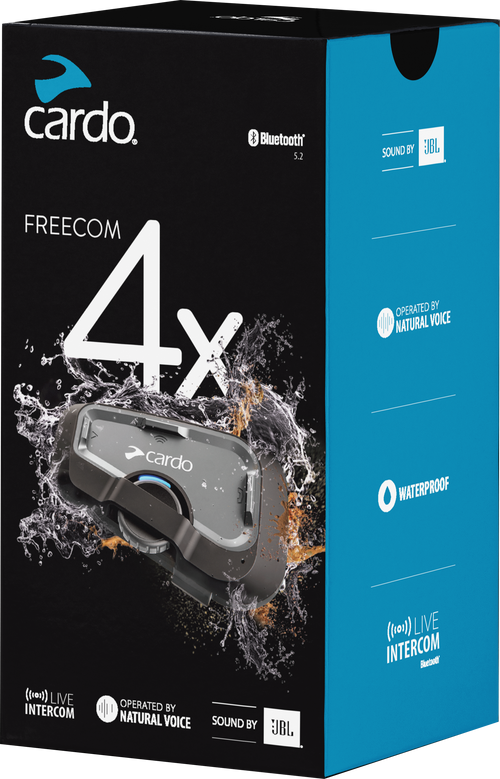 Cardo Freecom Bluetooth Headset - 4x Bluetooth Headset Single