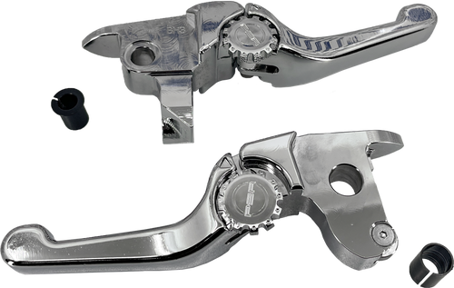 PSR Anthem Shorty Lever Set - Chrome FLT 2014-2016 Hydraulic Clutch