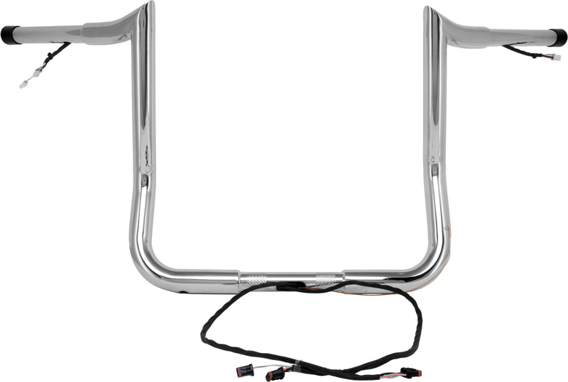 Baggernation Pre-Wired Monkey Bagger Bars - BAR Prewired Chrome `2014-2023 FLH/…