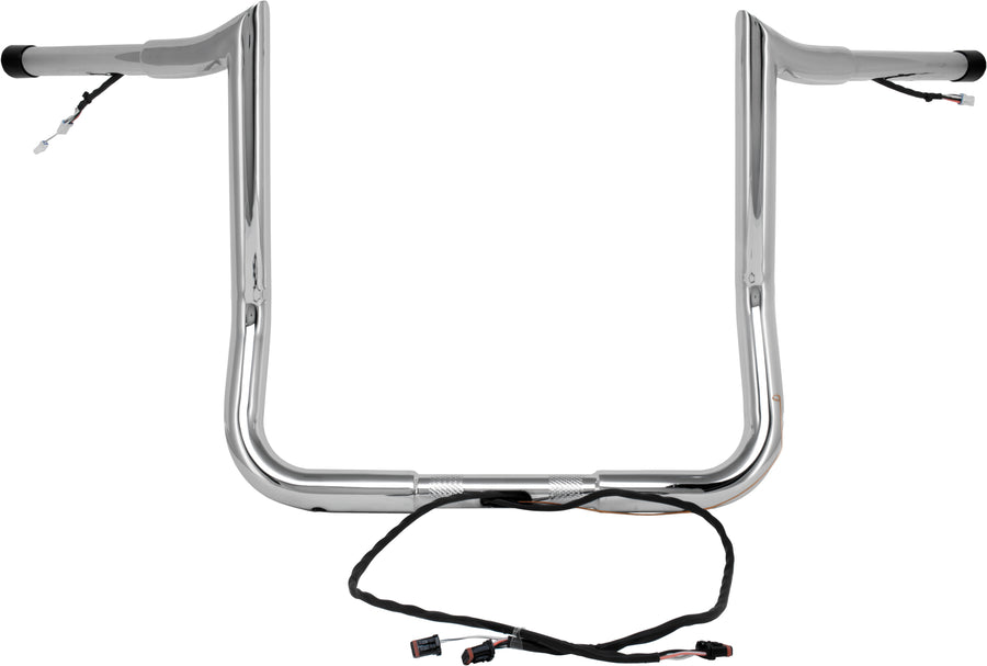 Baggernation Pre-Wired Monkey Bagger Bars - BAR Prewired Chrome `2014-2023 FLH/…