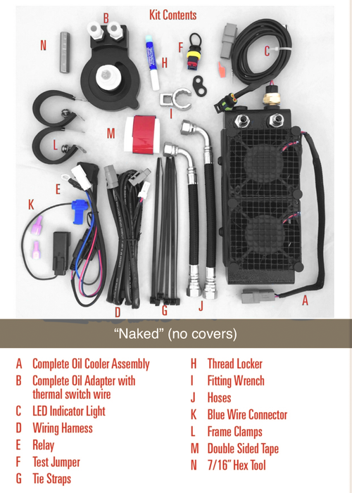 Ultracool M8 Naked Oil Cooler - `2017-2023