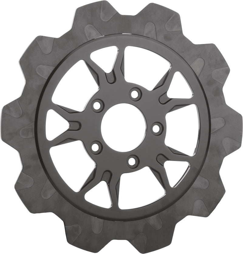 Lyndall Brakes B-52 Crown Cut Rotor - FR 11.8 Rotor BLK/Black Crown CUT