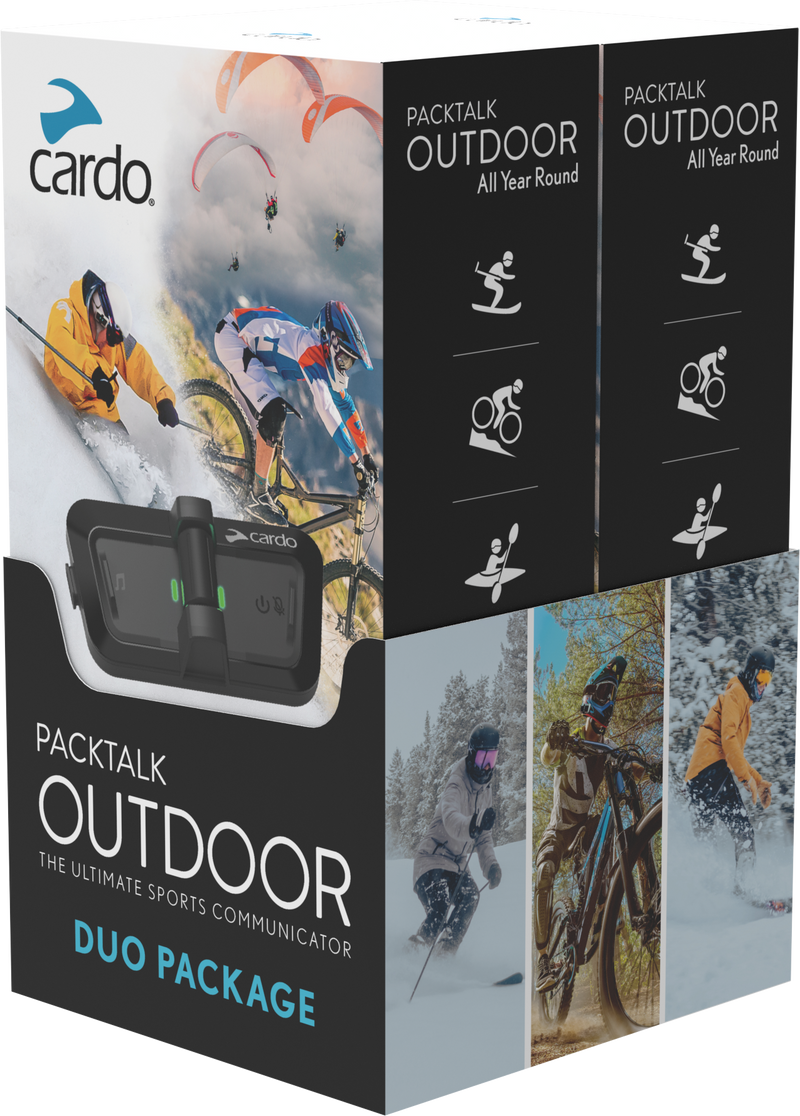Cardo PalkTalk Outdoor Single and Duo - Black