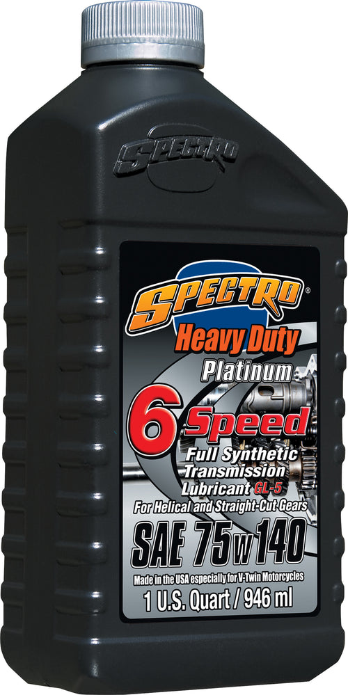 Spectro Platinum 6 Speed Heavy Duty Full Syn Trans Oil - HD 6 Speed 75w140 1qt