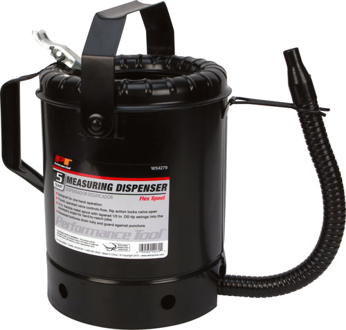 Performance Tool 5 Quart Flex Spout Dispenser - LIQ Dispensor