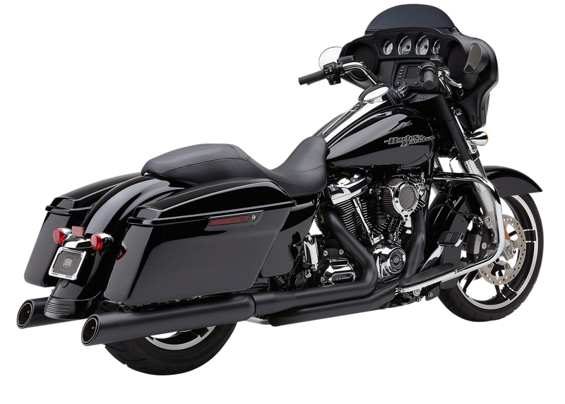 Cobra TRUE DUAL HEADPIPES BLACK FLH/FLT 17-22 - 2017-2024
