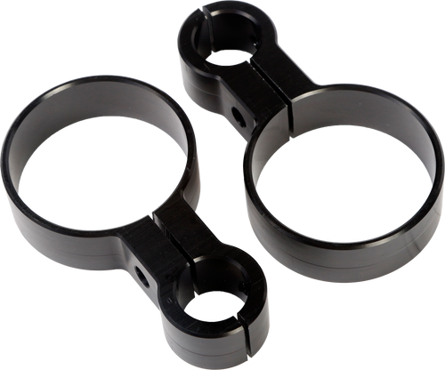 Hofmann Designs H/D Billet Shock Reservoir Mounts - Resi Mounts Black