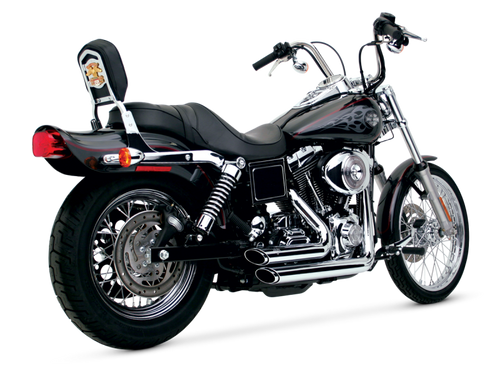 Vance and Hines Short Shots Full Exhaust System - Harley Dyna 1991-2005