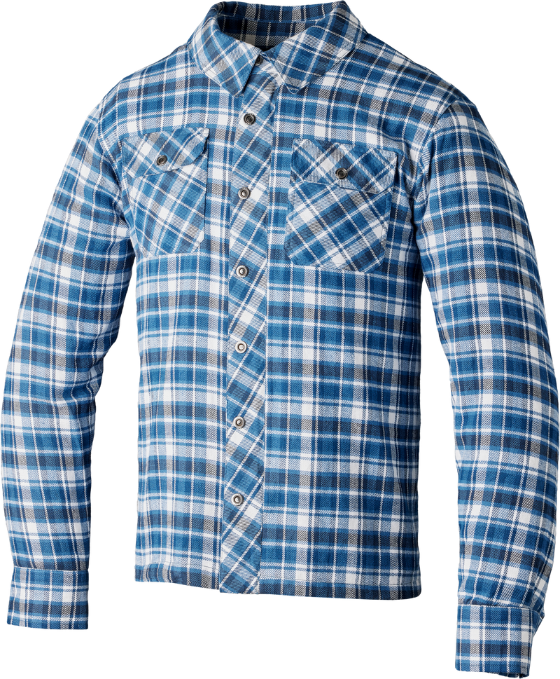 RST Kevlar Lumberjack CE Shirts - Shirt Blue/Grey Check MD