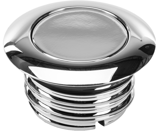 Harddrive Pop-Up Screw In Smooth Gas Cap - NOT Vented Chrome LH `1982-1995 & `0…