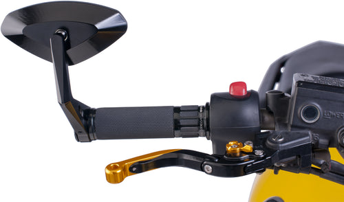 PUIG Hi-Tech Bar End Mirror - BAR-END L/R Black