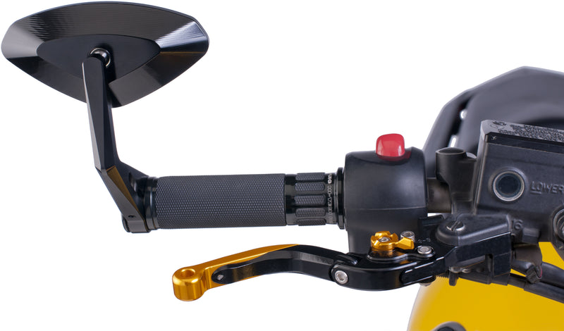 PUIG Hi-Tech Bar End Mirror - BAR-END L/R Black