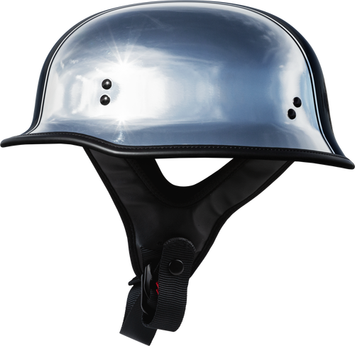 Highway 21 9mm Helmet - German Beanie Helmet Chrome SM
