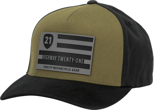 Highway 21 Patriot Hat - Green/Black SM/MD