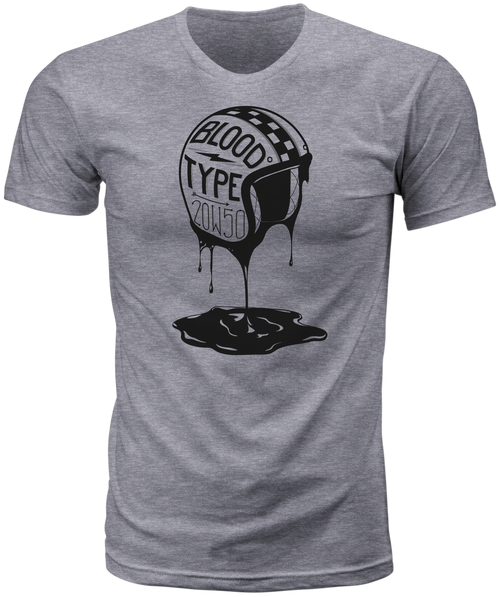 Highway 21 Blood Type Tee - Heather 2x