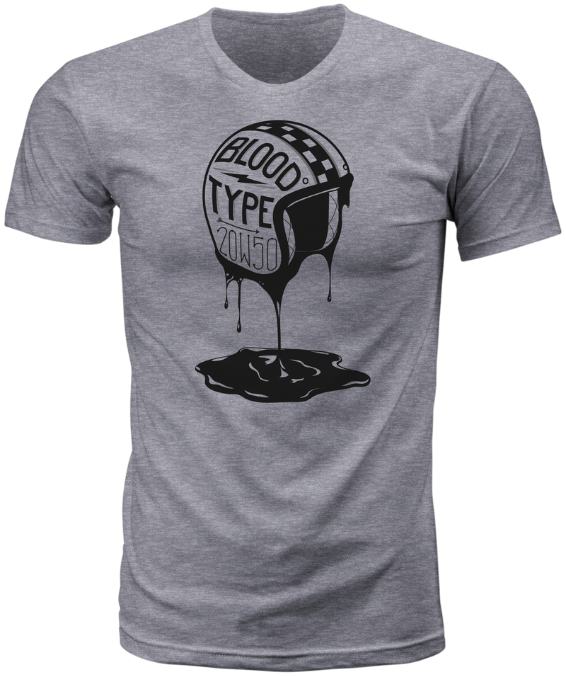 Highway 21 Blood Type Tee - Heather 2x