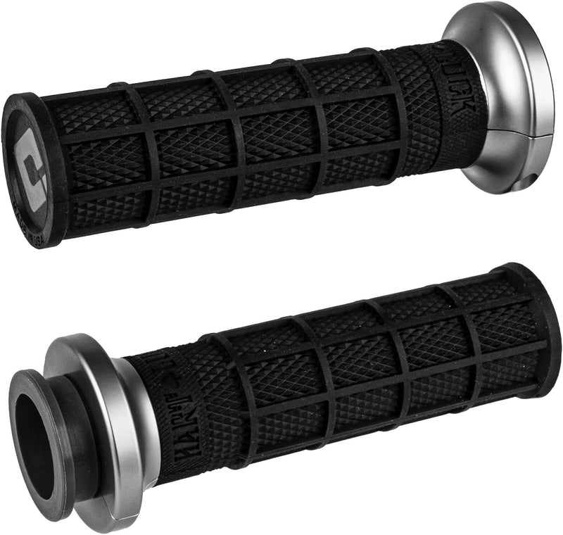 ODI V-Twin Lock On Grips - Black/Graphite Cable 1