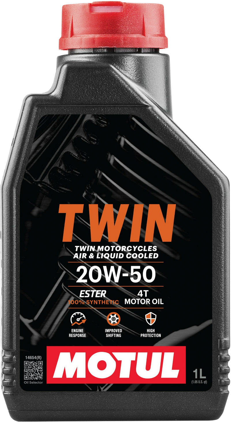 Motul Twin Synethic Oil - 100% SYN OIL 20w50 1qt