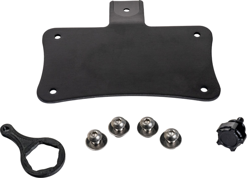 Hofmann Designs Laydown License Plate Mount - Black