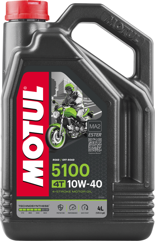 Motul 5100 4T Oil - Ester/SYN Engine OIL 10w40 4l
