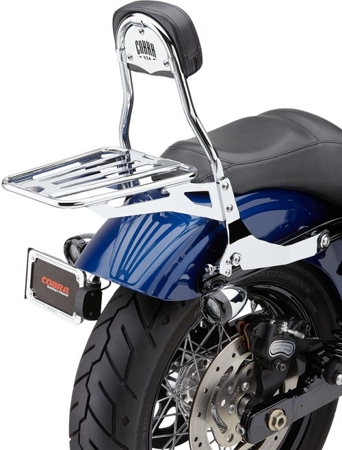 Cobra Detach backrest short - Round Dyna 2006-2017