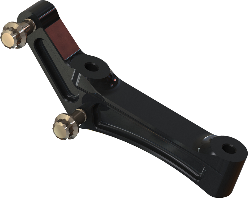 Hawg Halters Inc Radial Caliper Adaptor Bracket - Mount Adapt Bracket Univ RH/L…