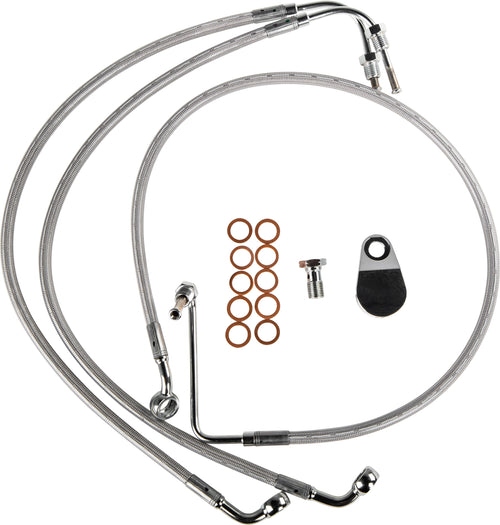 Goodridge Econoline Brakeline Kit - TRI Frnt KIT FLT / FLH Models 2008-2013