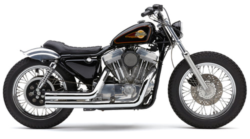 Cobra 909 Speedster Shorts - Chrome Sportster 1986-2003