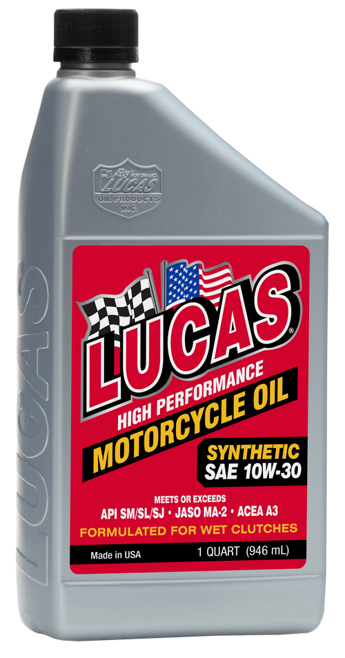 Lucas Synthetic Engine Oil - HP OIL 10w30 4t 1 QT (6/Case Sold Ea)
