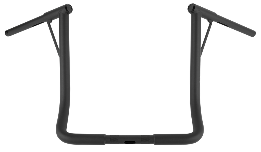 Burly Brand Louie-Bagger Handlebars - 16"bar 1.25" TBW Matte Black