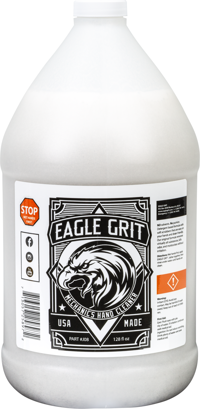 Eagle Grit Hand Cleaner - 1 GAL (4/Case Sold Ea)