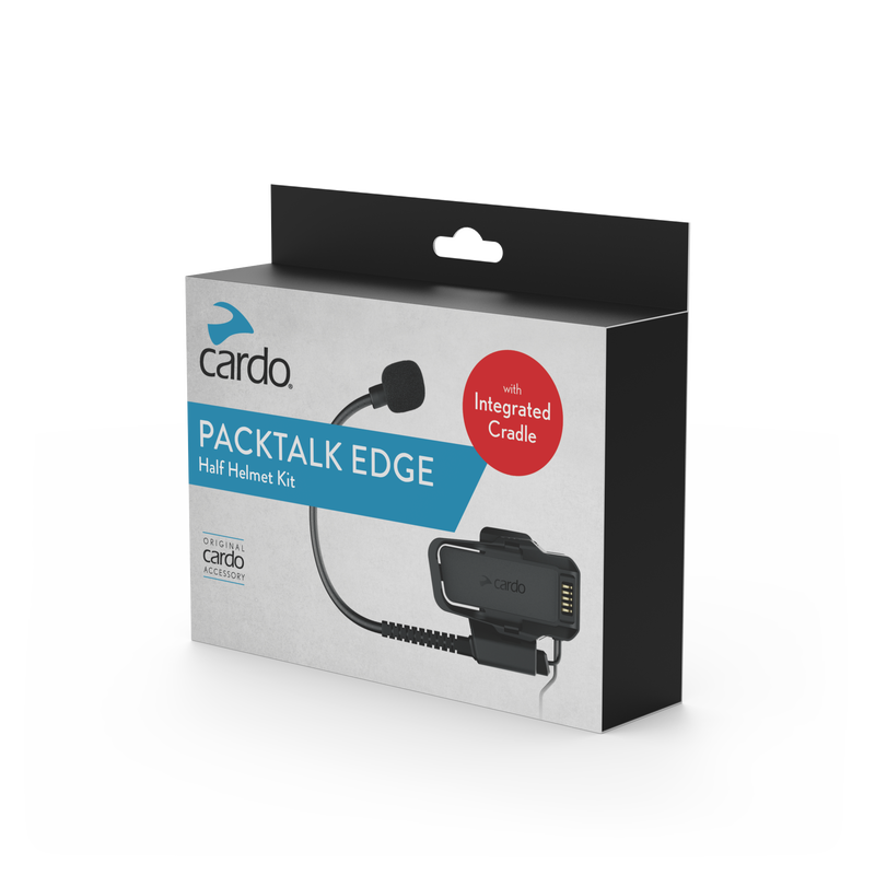 Cardo Packtalk Edge Half Helmet Kit