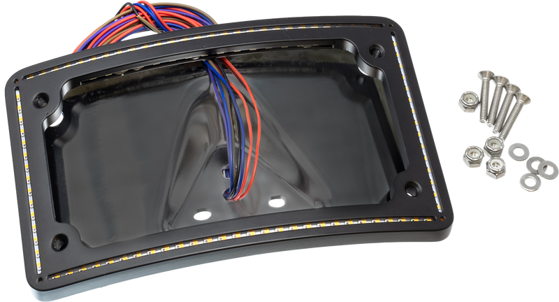 Letric Lighting Co Perfect Plate Light - Curve BLK Universal FIT