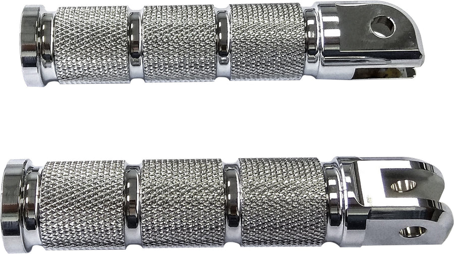Harddrive Retro Footpegs - Chrome M8 Softail