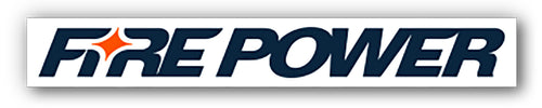 Fire Power Logo Stickers - 100 PKS