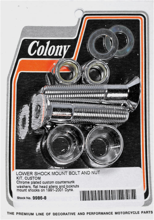 Colony Machine Shock Mounting Kit - Mount Bolt & NUT KIT