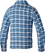 RST Kevlar Lumberjack CE Shirt Blue/Grey Check SM - Harley & Indian V-Twin
